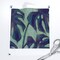 Blue Palm Tropical Foliage Rainforest Summer Ink Green Houseplant Custom Printed Fabric by Spoonflower Various Fabrics by the Yard or Fat Quarter
